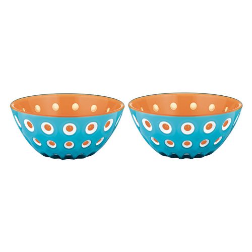 Guzzini Le Murrine Set 2 Coppette 12 cm - Azzurro - Arancio