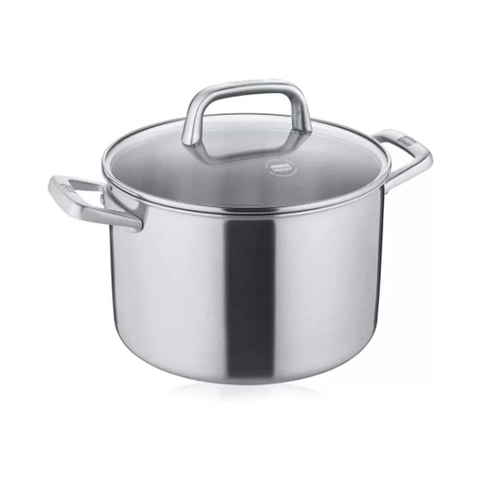 BERNDES CASSERUOLA MANICO LUNGO Tricion Resist 16cm Acciaio Inox