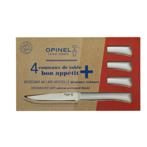 Opinel Bon Appetit+ set 4 coltelli nuvola