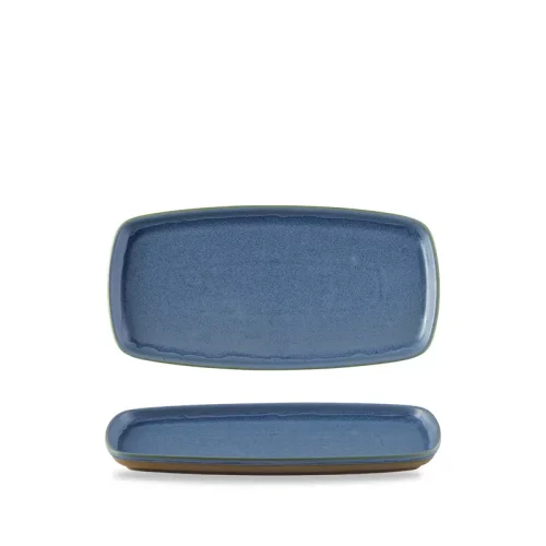 Churchill Emerge Oslo Blue Oblong Plate 30 x 14,7 cm