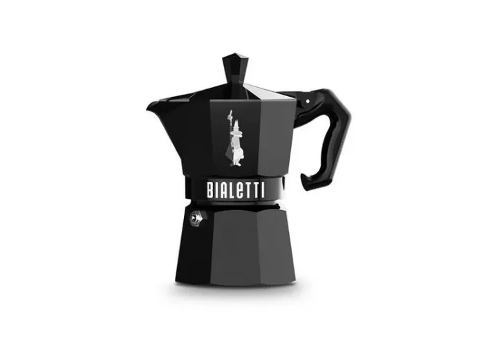 Bialetti Exclusive Moka 3 Tazze Black