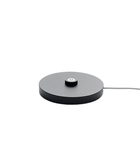 Zafferano Lampes-à-Porter Poldina Stopper Base Carica Batteria 1a Nero
