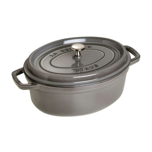 Staub Cocotte ovale grigio 31cm