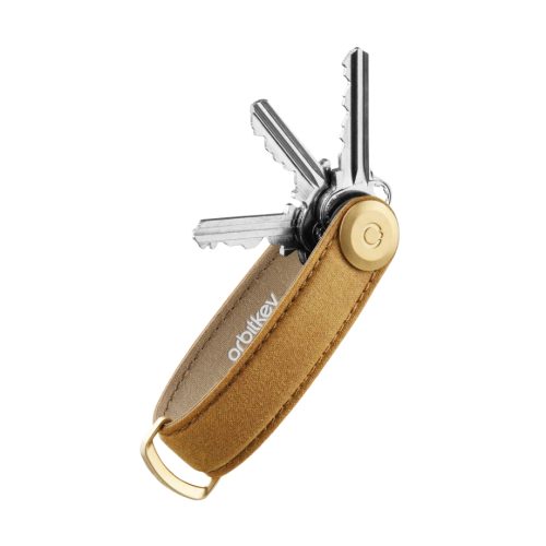 Orbitkey 2.0 Waxed Canvas - Golden Sand