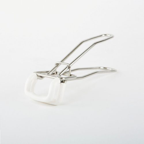 KnIndustrie ABCT induction Manico/pinza universale accaio e silicone bianco