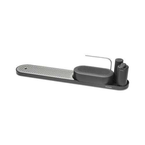 Brabantia SINKSTYLE ORGANIZZATORE LAVELLO, SET COMPLETO mineral infinite grey