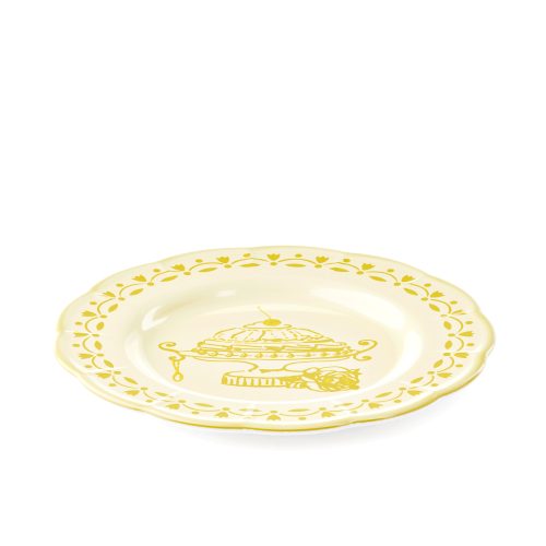 Guzzini Melamina JOSEPHINE Piatto dessert giallo polvere