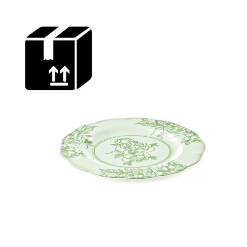 Guzzini Melamina JOSEPHINE Set piatti per 6 persone, 18 pezzi verde polvere
