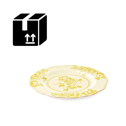 Guzzini Melamina JOSEPHINE Set piatti per 6 persone, 18 pezzi giallo polvere