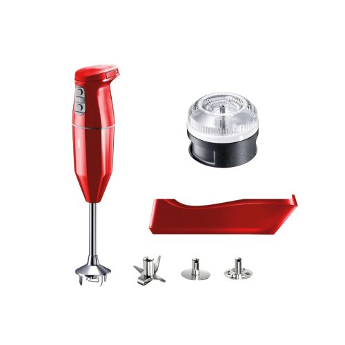 Bamix Cordless Plus RD + processor rosso